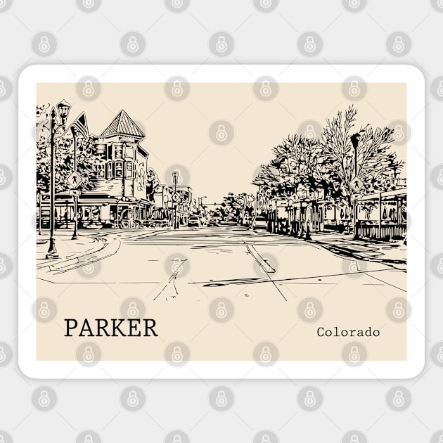 Parker Colorado Magnet by Lakeric